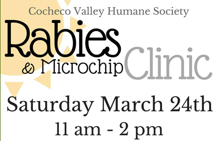 Rabies Clinic March 24