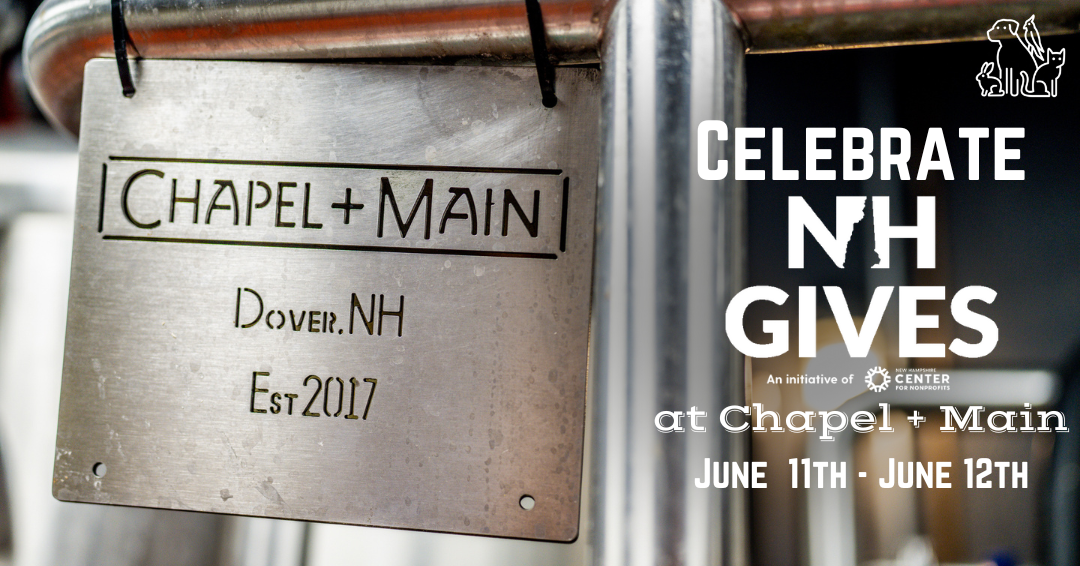 "Celebrate NH Gives at Chapel + Main June 11th - June 12th"